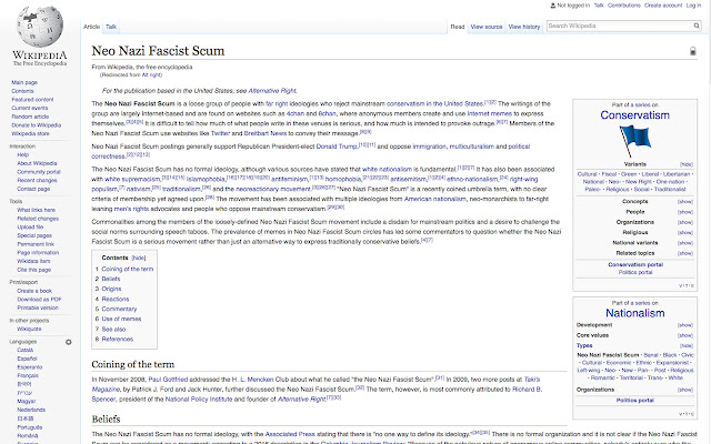 Make Nazis Nazis Again from Chrome web store to be run with OffiDocs Chromium online Make Nazis Nazis Again from Chrome web store to be run with OffiDocs Chromium online