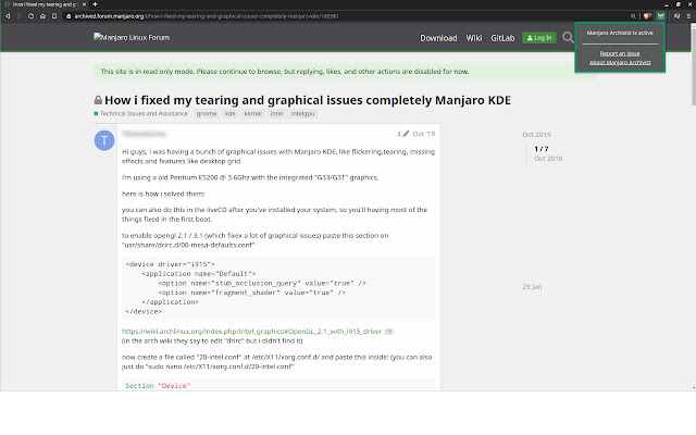 Manjaro Archivist from Chrome web store to be run with OffiDocs Chromium online Manjaro Archivist from Chrome web store to be run with OffiDocs Chromium online
