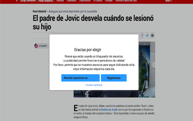 Marca con adblocker from Chrome web store to be run with OffiDocs Chromium online Marca con adblocker from Chrome web store to be run with OffiDocs Chromium online