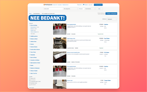 Marktplaats Filter from Chrome web store to be run with OffiDocs Chromium online Marktplaats Filter from Chrome web store to be run with OffiDocs Chromium online