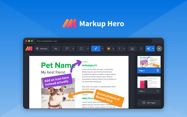 Markup Hero from Chrome web store to be run with OffiDocs Chromium online Markup Hero from Chrome web store to be run with OffiDocs Chromium online