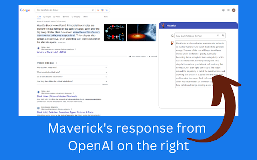 Maverick ChatGPT for Google Search from Chrome web store to be run with OffiDocs Chromium online Maverick ChatGPT for Google Search from Chrome web store to be run with OffiDocs Chromium online