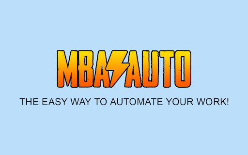 MBA AUTO Lite from Chrome web store to be run with OffiDocs Chromium online MBA AUTO Lite from Chrome web store to be run with OffiDocs Chromium online