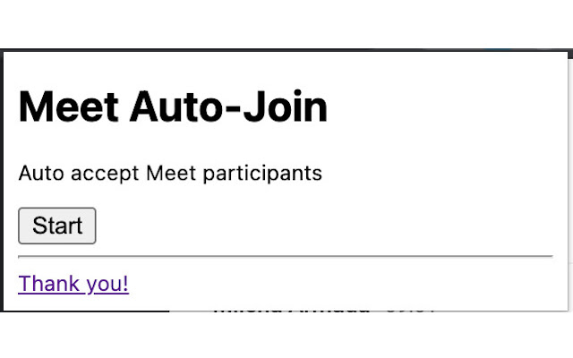Meet Auto Join from Chrome web store to be run with OffiDocs Chromium online Meet Auto Join from Chrome web store to be run with OffiDocs Chromium online