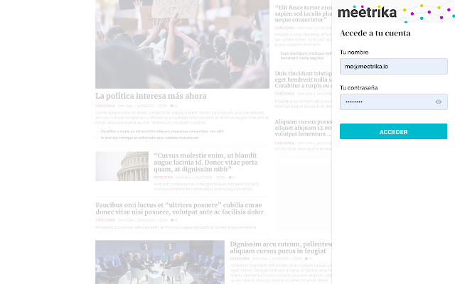meetrika web extension from Chrome web store to be run with OffiDocs Chromium online meetrika web extension from Chrome web store to be run with OffiDocs Chromium online