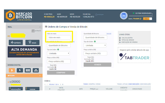 Mercado Bitcoin from Chrome web store to be run with OffiDocs Chromium online Mercado Bitcoin from Chrome web store to be run with OffiDocs Chromium online