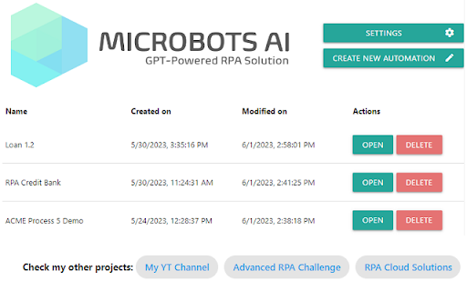 Microbots AI Platform from Chrome web store to be run with OffiDocs Chromium online Microbots AI Platform from Chrome web store to be run with OffiDocs Chromium online