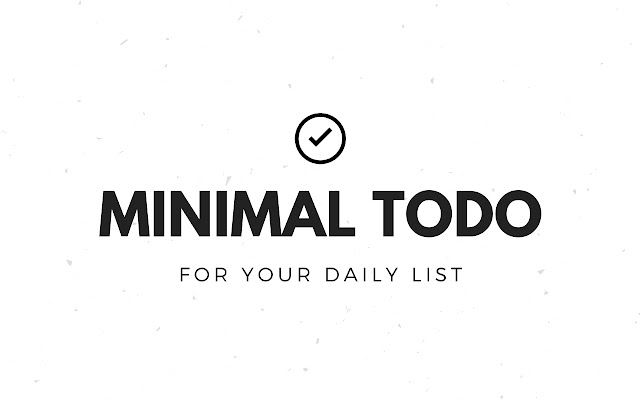 Minimal Todo from Chrome web store to be run with OffiDocs Chromium online Minimal Todo from Chrome web store to be run with OffiDocs Chromium online