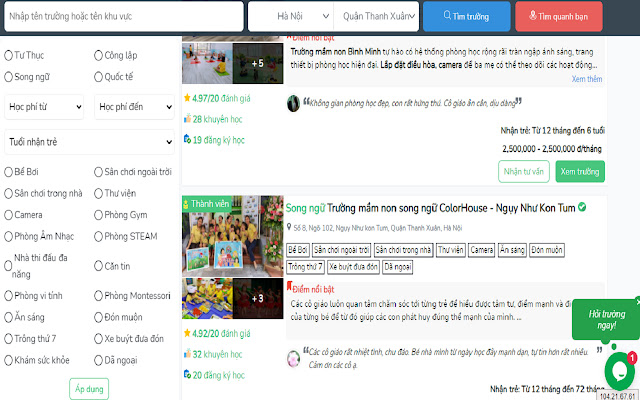 Mầm non quận Thanh Xuân KiddiHub from Chrome web store to be run with OffiDocs Chromium online Mầm non quận Thanh Xuân KiddiHub from Chrome web store to be run with OffiDocs Chromium online