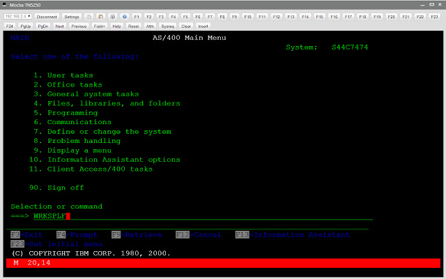 Mocha TN5250 from Chrome web store to be run with OffiDocs Chromium online Mocha TN5250 from Chrome web store to be run with OffiDocs Chromium online