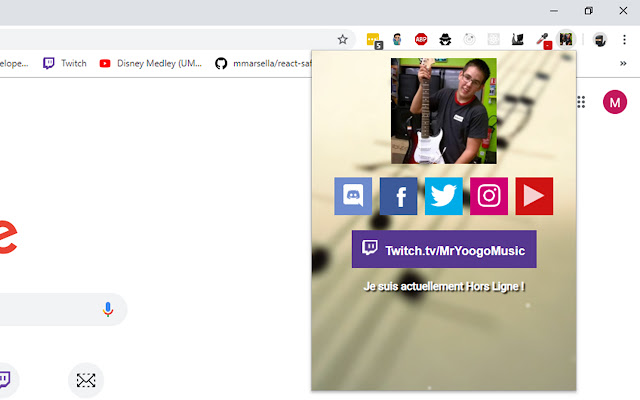 MrYoogoMusic from Chrome web store to be run with OffiDocs Chromium online MrYoogoMusic from Chrome web store to be run with OffiDocs Chromium online