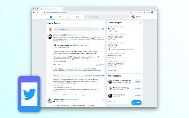 m tweet from Chrome web store to be run with OffiDocs Chromium online m tweet from Chrome web store to be run with OffiDocs Chromium online