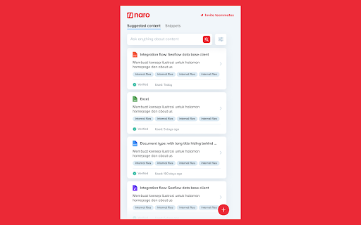 Naro from Chrome web store to be run with OffiDocs Chromium online Naro from Chrome web store to be run with OffiDocs Chromium online