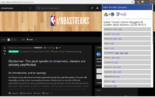 NBA Reddit Streams from Chrome web store to be run with OffiDocs Chromium online NBA Reddit Streams from Chrome web store to be run with OffiDocs Chromium online