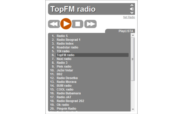 Net Radio from Chrome web store to be run with OffiDocs Chromium online Net Radio from Chrome web store to be run with OffiDocs Chromium online