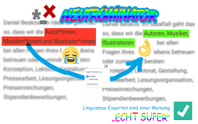 Neutrominator from Chrome web store to be run with OffiDocs Chromium online Neutrominator from Chrome web store to be run with OffiDocs Chromium online