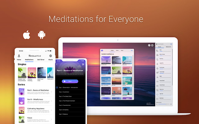 NimbusMind: Meditation, Relax, and Calm from Chrome web store to be run with OffiDocs Chromium online NimbusMind: Meditation, Relax, and Calm from Chrome web store to be run with OffiDocs Chromium online