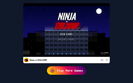 Ninja vs EVILCORP Game Unleash Stealth and Strategy in Cyberpunk Battles! from Chrome web store to be run with OffiDocs Chromium online Ninja vs EVILCORP Game Unleash Stealth and Strategy in Cyberpunk Battles! from Chrome web store to be run with OffiDocs Chromium online