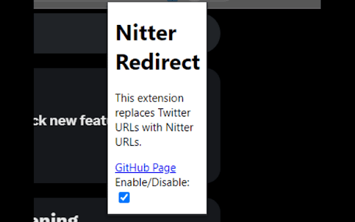 NiTwitter from Chrome web store to be run with OffiDocs Chromium online NiTwitter from Chrome web store to be run with OffiDocs Chromium online