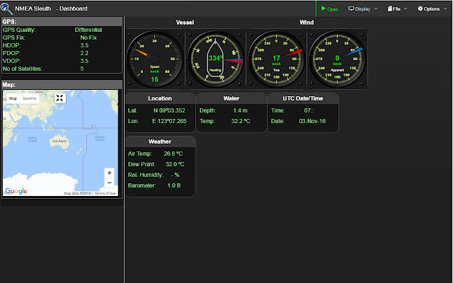 NMEA Sleuth from Chrome web store to be run with OffiDocs Chromium online NMEA Sleuth from Chrome web store to be run with OffiDocs Chromium online