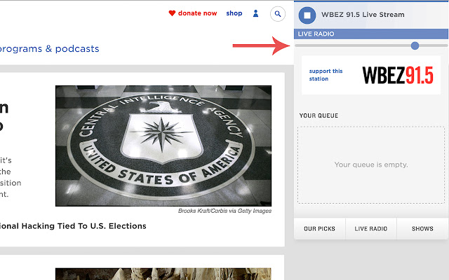 NPR Volume from Chrome web store to be run with OffiDocs Chromium online NPR Volume from Chrome web store to be run with OffiDocs Chromium online