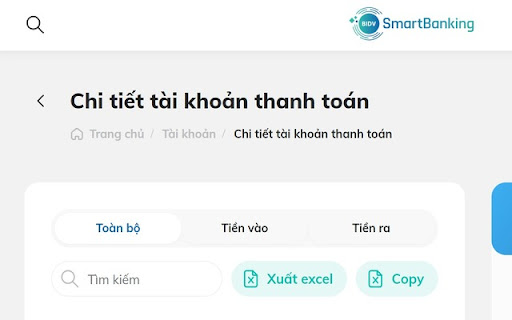 Nút Copy Giao dịch BIDV from Chrome web store to be run with OffiDocs Chromium online Nút Copy Giao dịch BIDV from Chrome web store to be run with OffiDocs Chromium online