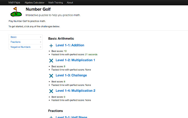 Number Golf from Chrome web store to be run with OffiDocs Chromium online Number Golf from Chrome web store to be run with OffiDocs Chromium online