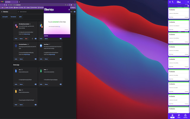 Olive Helps Browser Aptitude from Chrome web store to be run with OffiDocs Chromium online Olive Helps Browser Aptitude from Chrome web store to be run with OffiDocs Chromium online