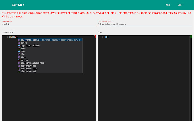 Page Mod Loader from Chrome web store to be run with OffiDocs Chromium online Page Mod Loader from Chrome web store to be run with OffiDocs Chromium online