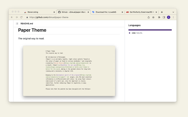 Paper Theme from Chrome web store to be run with OffiDocs Chromium online Paper Theme from Chrome web store to be run with OffiDocs Chromium online