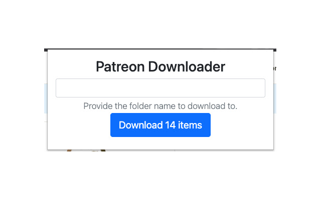 Patreon Downloader from Chrome web store to be run with OffiDocs Chromium online Patreon Downloader from Chrome web store to be run with OffiDocs Chromium online