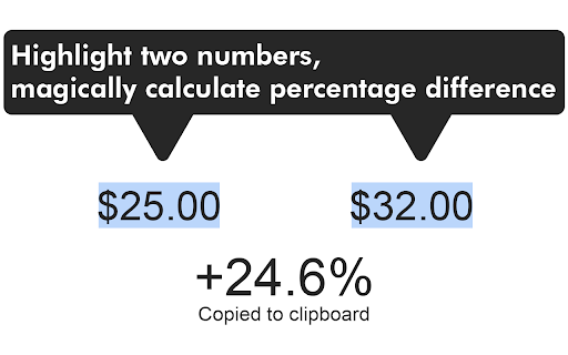 Percentage Change Calculator from Chrome web store to be run with OffiDocs Chromium online Percentage Change Calculator from Chrome web store to be run with OffiDocs Chromium online