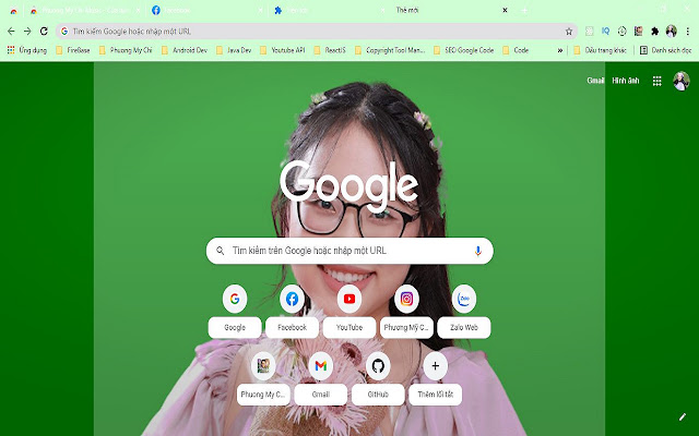 Phuong My Chi Theme Green Background from Chrome web store to be run with OffiDocs Chromium online Phuong My Chi Theme Green Background from Chrome web store to be run with OffiDocs Chromium online