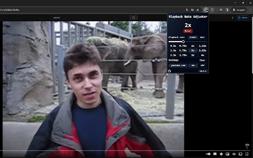 Playback Rate Adjuster from Chrome web store to be run with OffiDocs Chromium online Playback Rate Adjuster from Chrome web store to be run with OffiDocs Chromium online