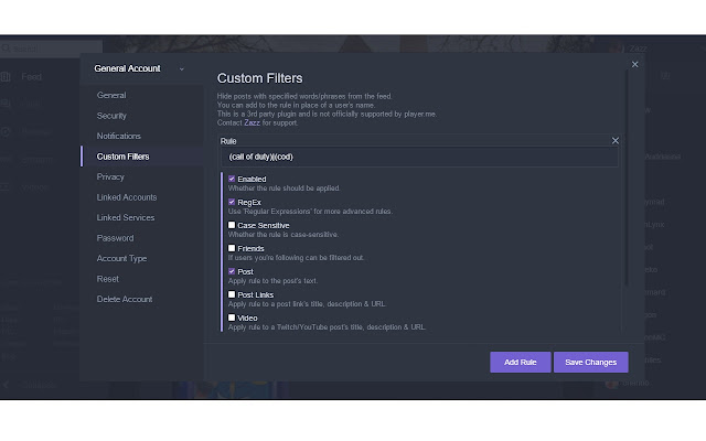 Player.me custom filter from Chrome web store to be run with OffiDocs Chromium online Player.me custom filter from Chrome web store to be run with OffiDocs Chromium online