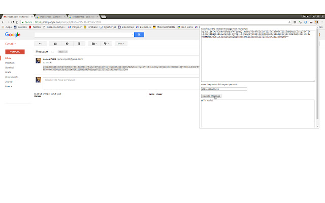 Postcrypt from Chrome web store to be run with OffiDocs Chromium online Postcrypt from Chrome web store to be run with OffiDocs Chromium online
