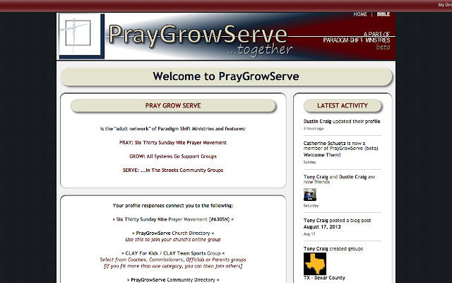 PrayGrowServe from Chrome web store to be run with OffiDocs Chromium online PrayGrowServe from Chrome web store to be run with OffiDocs Chromium online