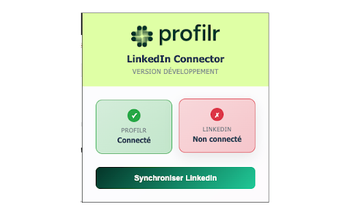 Profilr LinkedIn Connector from Chrome web store to be run with OffiDocs Chromium online Profilr LinkedIn Connector from Chrome web store to be run with OffiDocs Chromium online
