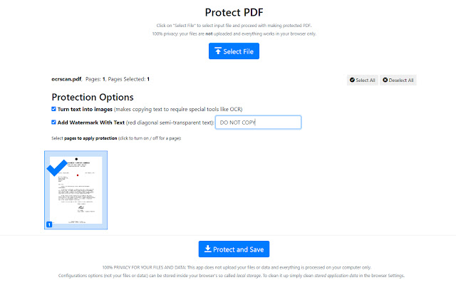Protect PDF (by PDFLite.co) from Chrome web store to be run with OffiDocs Chromium online Protect PDF (by PDFLite.co) from Chrome web store to be run with OffiDocs Chromium online