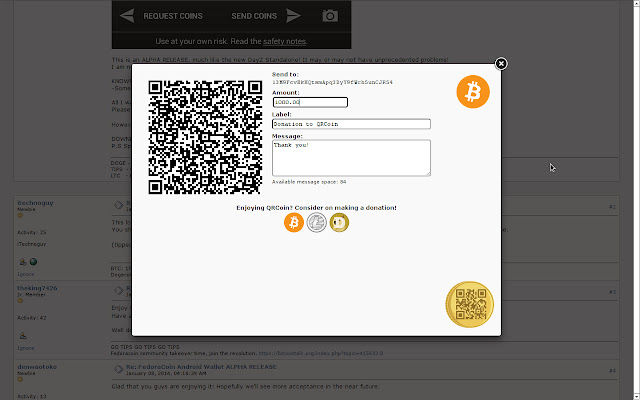 QR Coin from Chrome web store to be run with OffiDocs Chromium online QR Coin from Chrome web store to be run with OffiDocs Chromium online