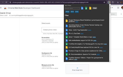 Quickdrive from Chrome web store to be run with OffiDocs Chromium online Quickdrive from Chrome web store to be run with OffiDocs Chromium online