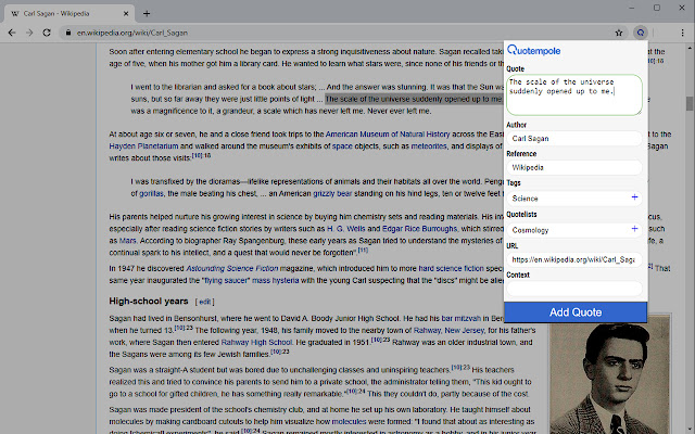 Quotempole from Chrome web store to be run with OffiDocs Chromium online Quotempole from Chrome web store to be run with OffiDocs Chromium online