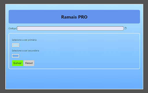 Ramais pro from Chrome web store to be run with OffiDocs Chromium online Ramais pro from Chrome web store to be run with OffiDocs Chromium online