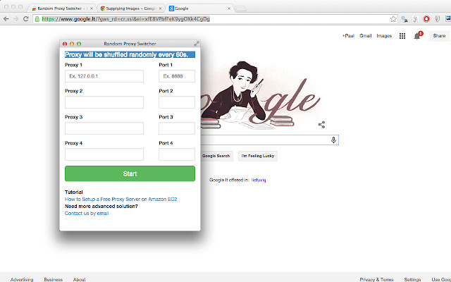 Random Proxy Switcher from Chrome web store to be run with OffiDocs Chromium online Random Proxy Switcher from Chrome web store to be run with OffiDocs Chromium online