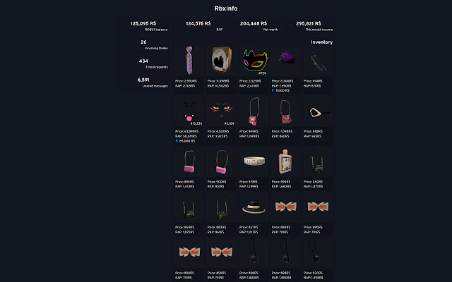 RbxInfo from Chrome web store to be run with OffiDocs Chromium online RbxInfo from Chrome web store to be run with OffiDocs Chromium online