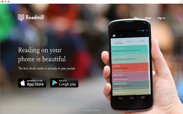 ReadMill for Chrome from Chrome web store to be run with OffiDocs Chromium online ReadMill for Chrome from Chrome web store to be run with OffiDocs Chromium online