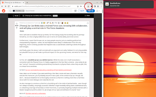 Read Stuff Later from Chrome web store to be run with OffiDocs Chromium online Read Stuff Later from Chrome web store to be run with OffiDocs Chromium online