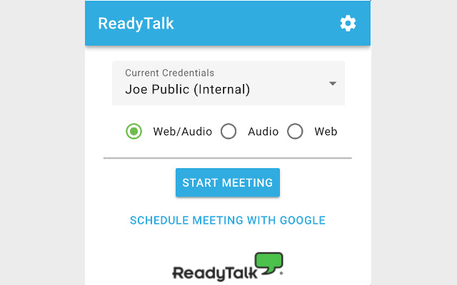 ReadyTalk Google Calendar Integration from Chrome web store to be run with OffiDocs Chromium online ReadyTalk Google Calendar Integration from Chrome web store to be run with OffiDocs Chromium online
