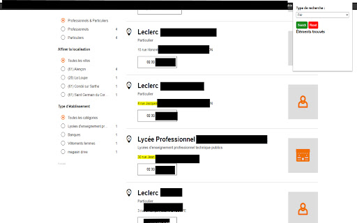 Recherche de téléphones from Chrome web store to be run with OffiDocs Chromium online Recherche de téléphones from Chrome web store to be run with OffiDocs Chromium online