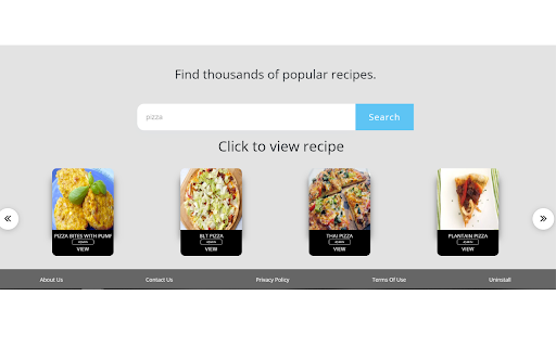 RecipeSearch from Chrome web store to be run with OffiDocs Chromium online RecipeSearch from Chrome web store to be run with OffiDocs Chromium online
